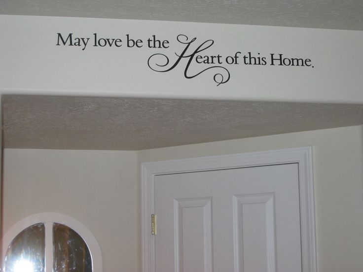 Wall sayings | Wall quotes decals living room, Wall decor living .