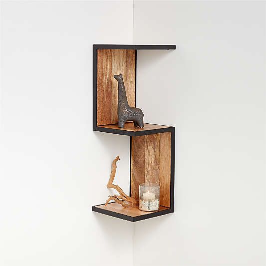 Display Shelves & Picture Ledges | Crate & Barrel | Corner shelves .
