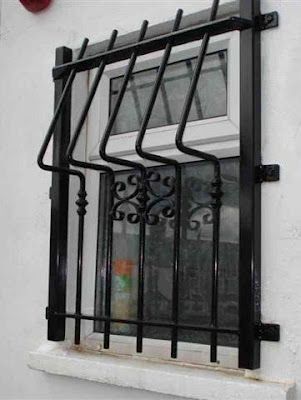 boundary wall with grill - Google Search | Home window grill .
