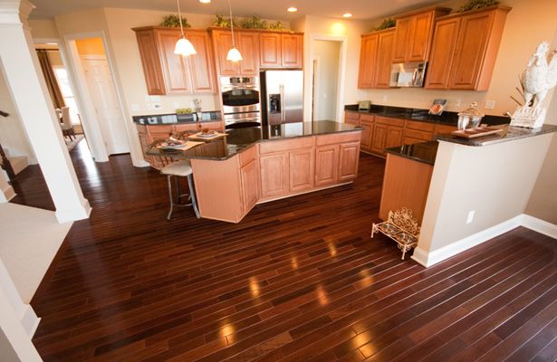 kitchen with Brazilian Walnut floors - | Kitchen remodel, Wood .