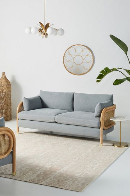 Heatherfield Two-Cushion Sofa | Cushions on sofa, Small apartment .