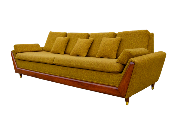 Mid Century Modern Vintage Gondola Style Sofa | Iconic Mid Mod .