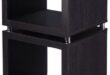 Claybrook Black Bookcase | Black bookcase, Bookcase, Small space .