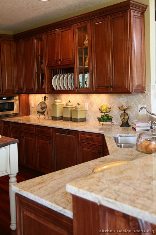 Pictures of Kitchens - Traditional - Medium Wood Kitchens, Cherry .