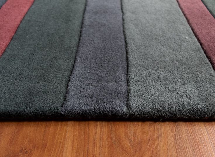 Stripe Series 4 Modern Wool Rug | Modern wool rugs, Wool rug, Tuft
