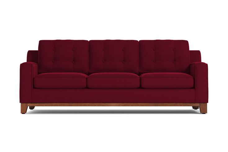 Brentwood Sofa :: Leg Finish: Pecan | Queen size sleeper sofa .
