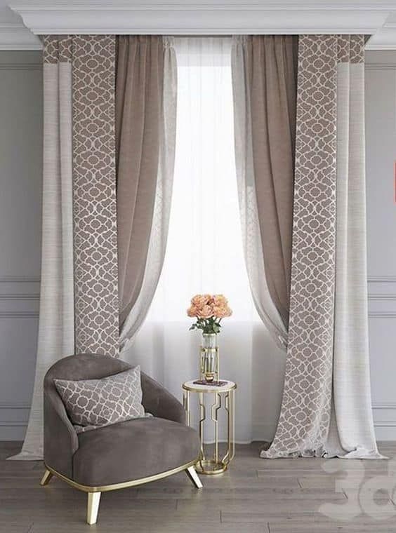 17 Unique Curtain Ideas for Large Windows | Curtains living room .