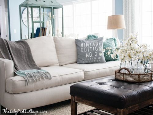 7 Ways to Make a White Sofa Look Fantastic | White sofa decor .