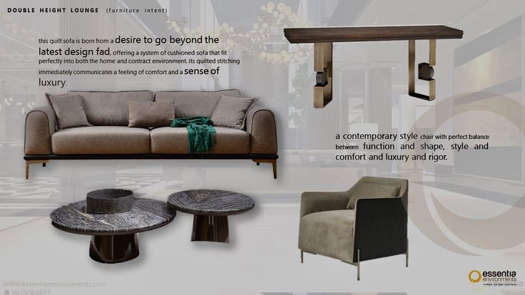 Custom Furniture and decor goods - Handmade at essentia .