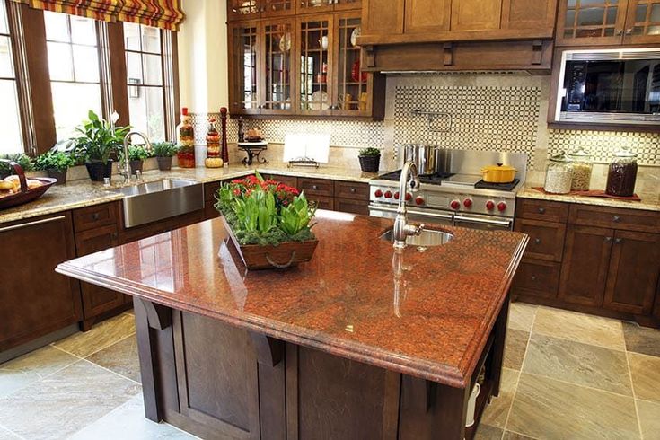 How to Mix and Match Granite Countertops - Designing Idea .