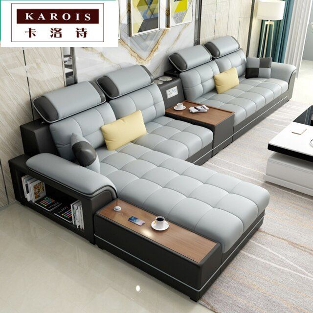KAROIS8030Technical cloth sofa simple and modern living room .