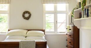 White bedroom with mahogany furniture | Decorating | housetohome .