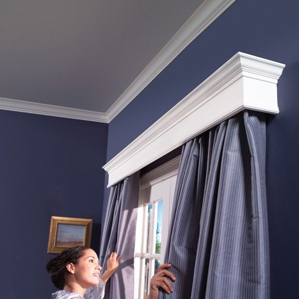 How to Build Window Cornices | Window cornices, Home, Home dec