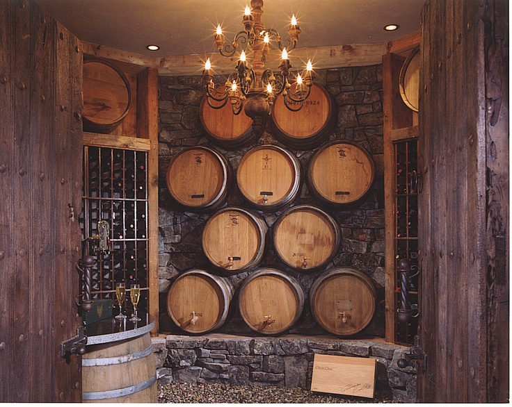 with the fun barrels and the old looking wood. love it! | Home .