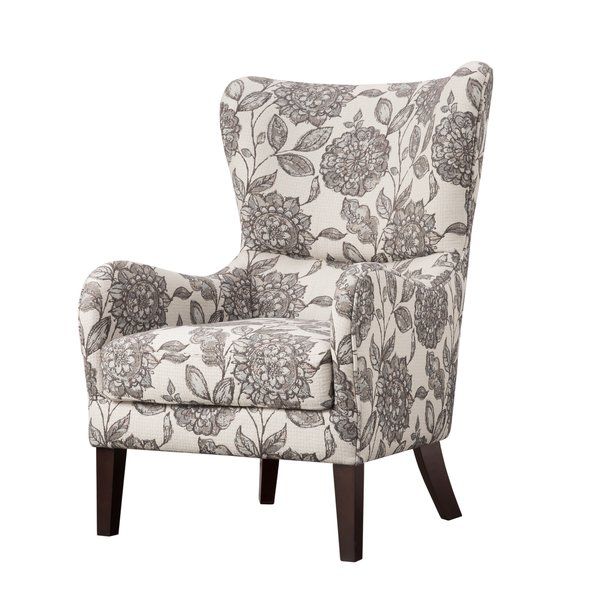Ettina Upholstered Wingback Chair | Wingback chair, Wing chair .