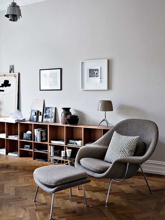 Womb Chair and Ottoman by Knoll | Furniture design living room .