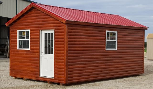 Log Cabin Shell 12x20 Storage shed, Guest house | Shed to tiny .