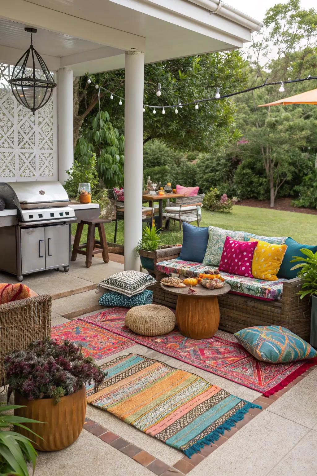 Bold colors add vibrancy to your braai setup.