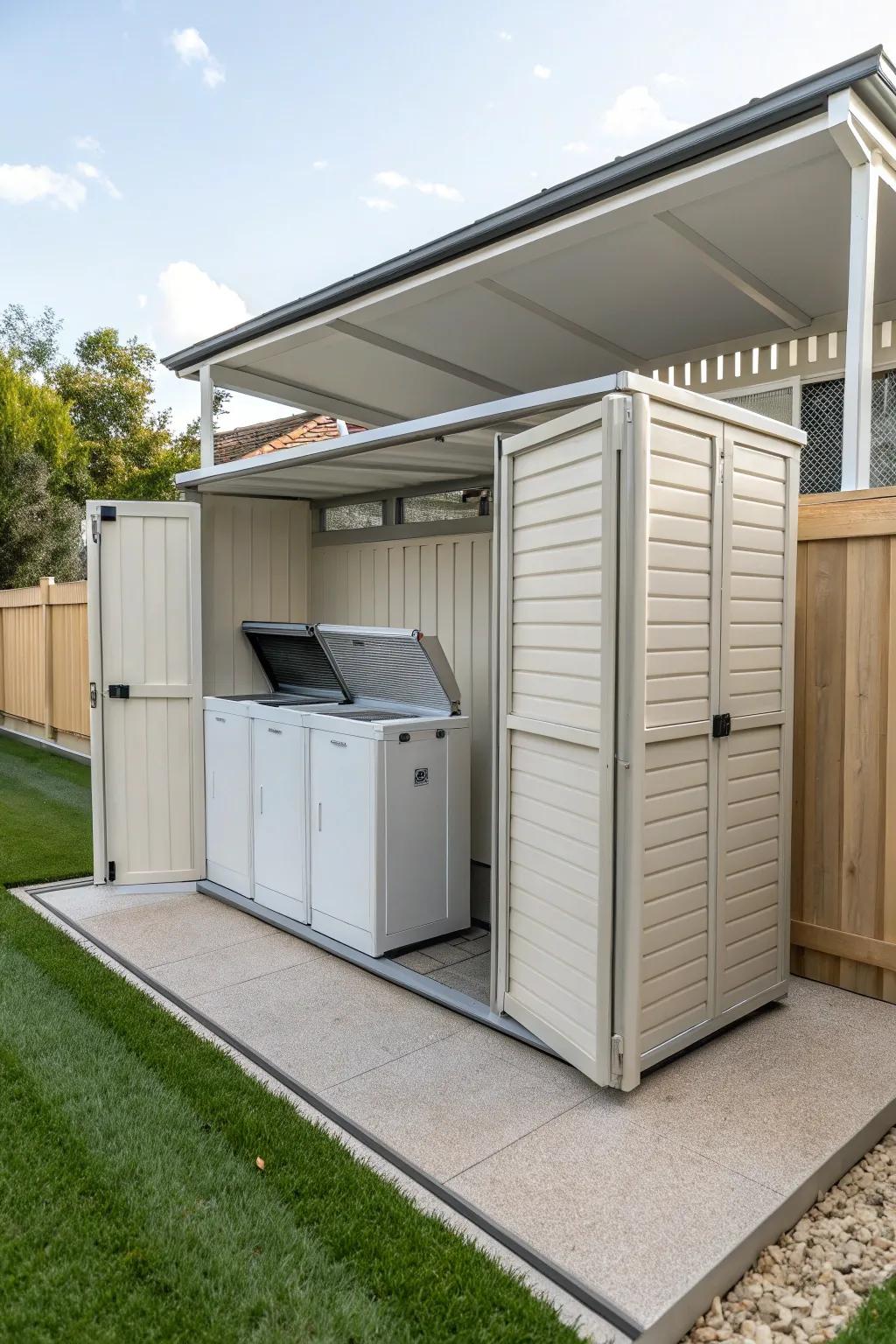 Flexible modular enclosure for evolving needs.