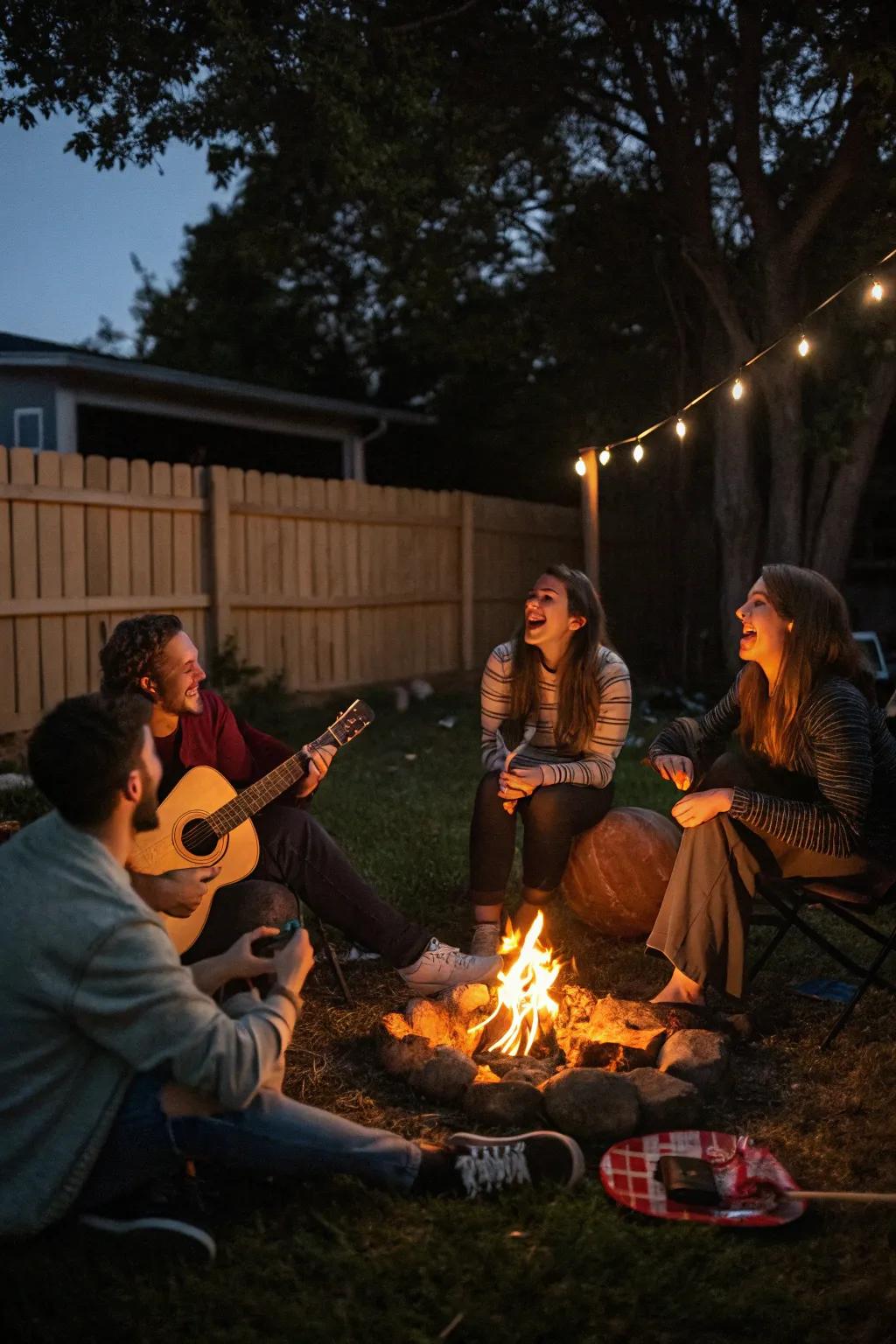 Campfire songs and stories create timeless memories.