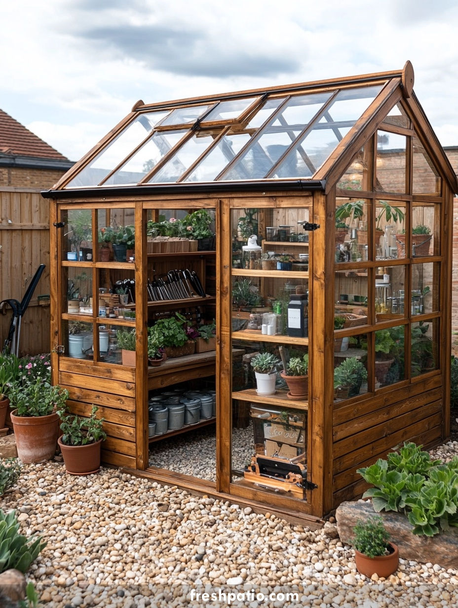 14 Greenhouse Potting Shed Ideas Worth Copying