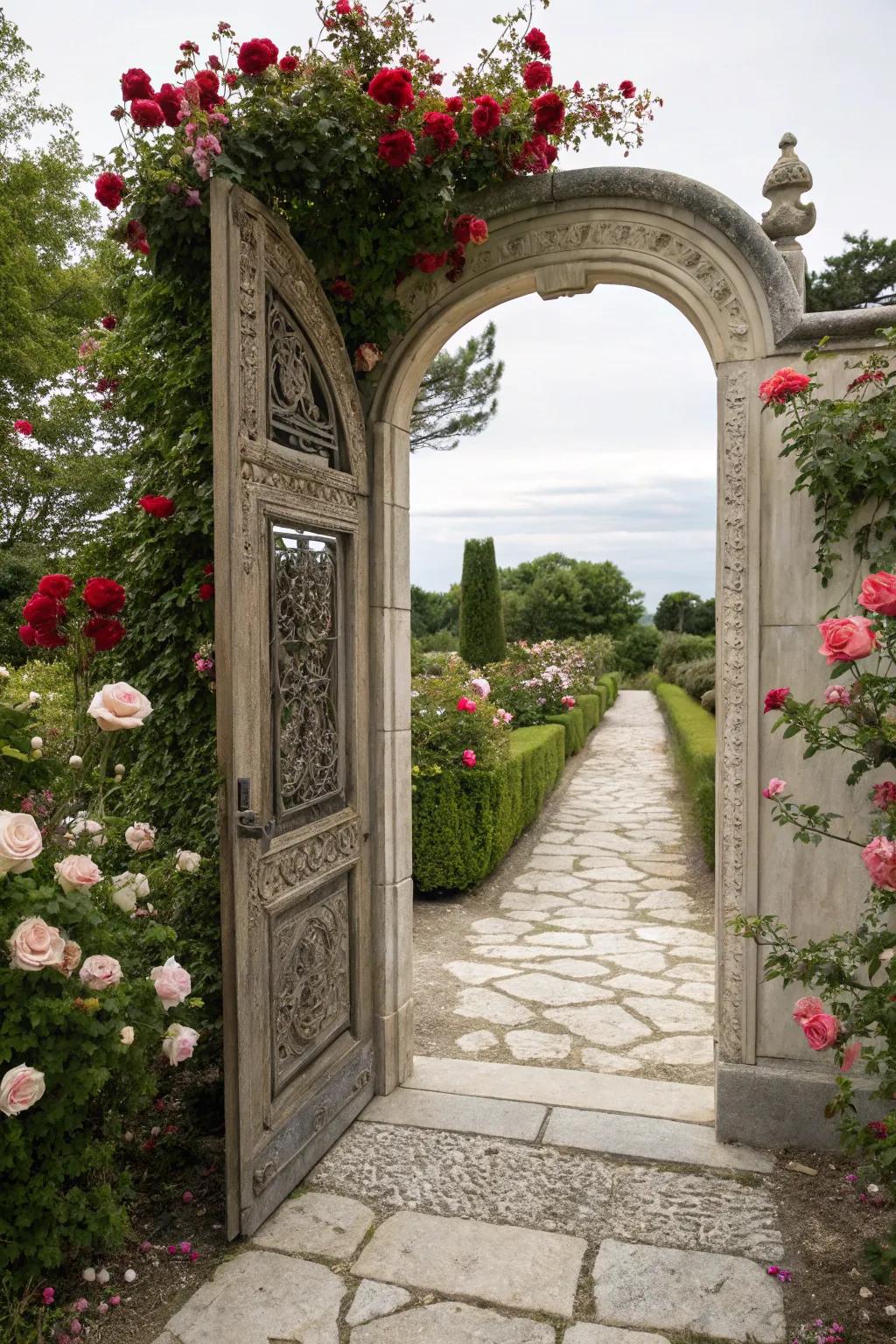 Graceful arches beckon you into a world of wonder