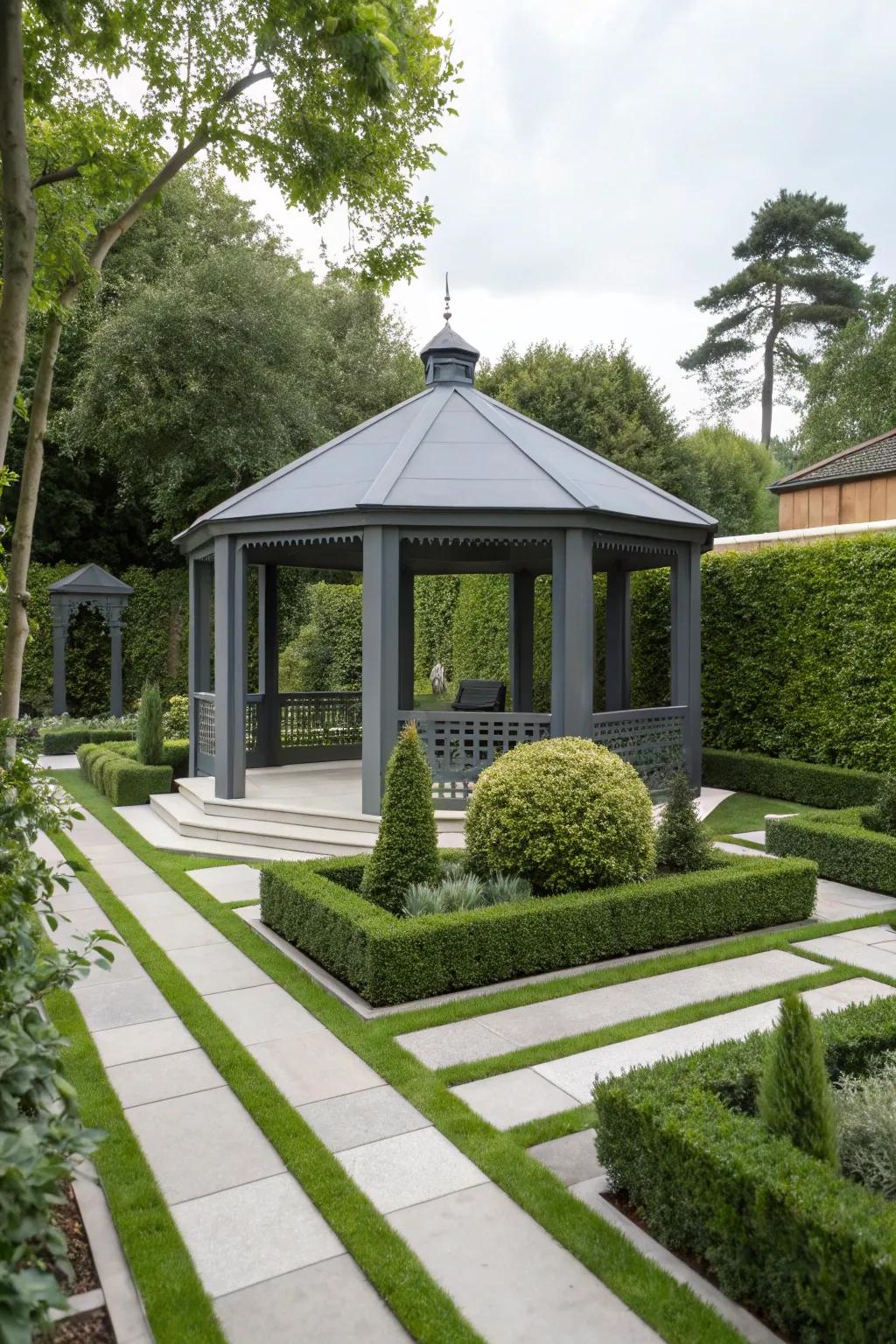 Gray neutrals provide a modern and versatile look.