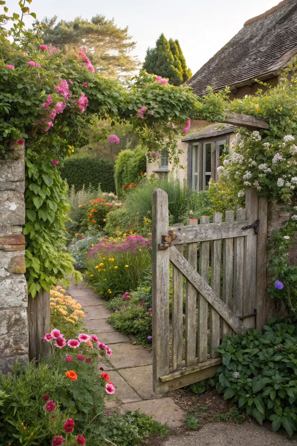 15+ Charming Cottage Garden Layout Ideas