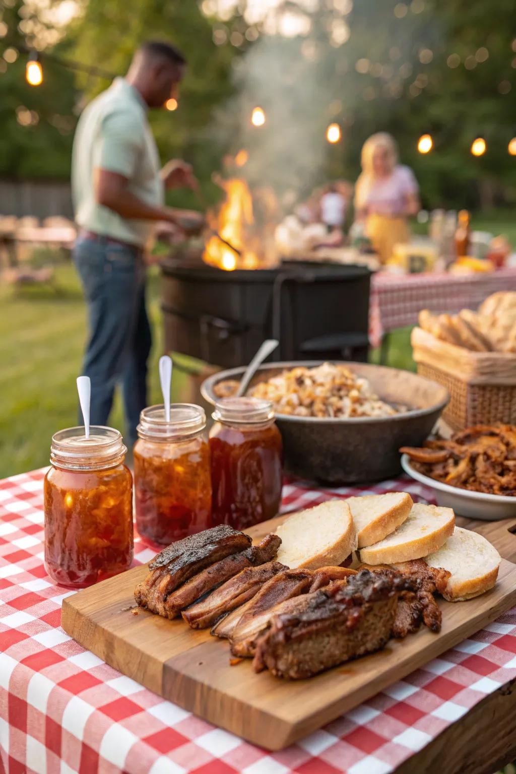 A taste of the South with classic BBQ dishes and charming decor.
