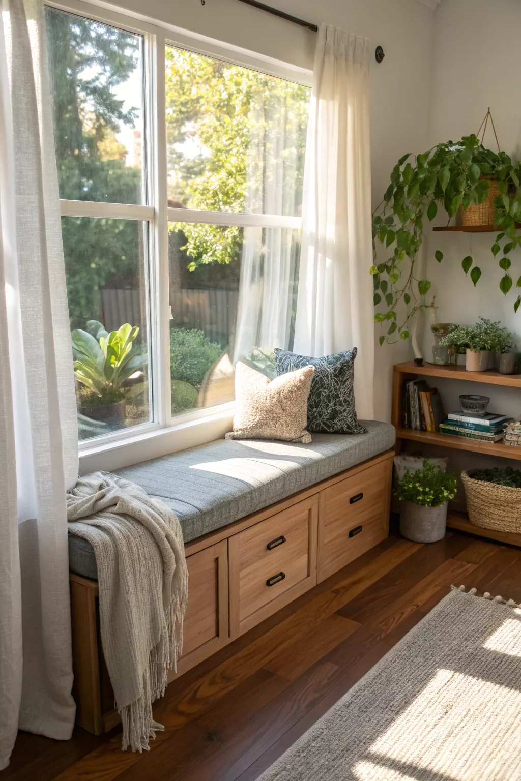 15 Inspiring Window Nook Ideas to Transform Your Living Room into a Cozy Retreat - BambRise