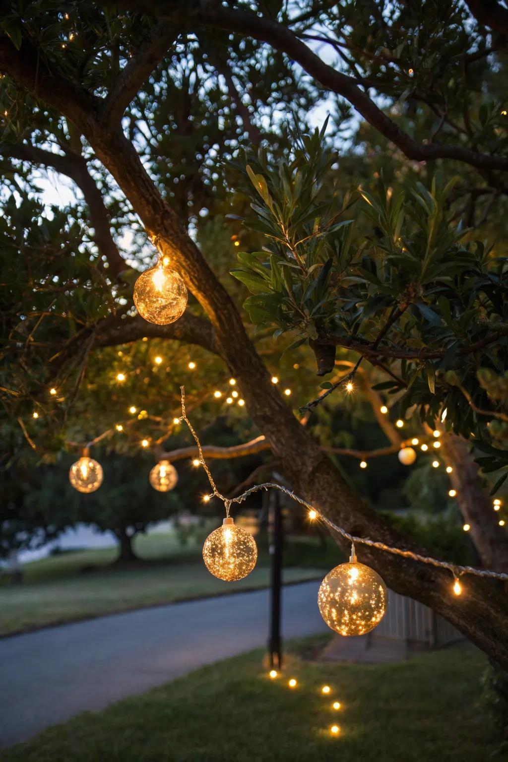 Add a mystical touch with enchanting glowing orbs.