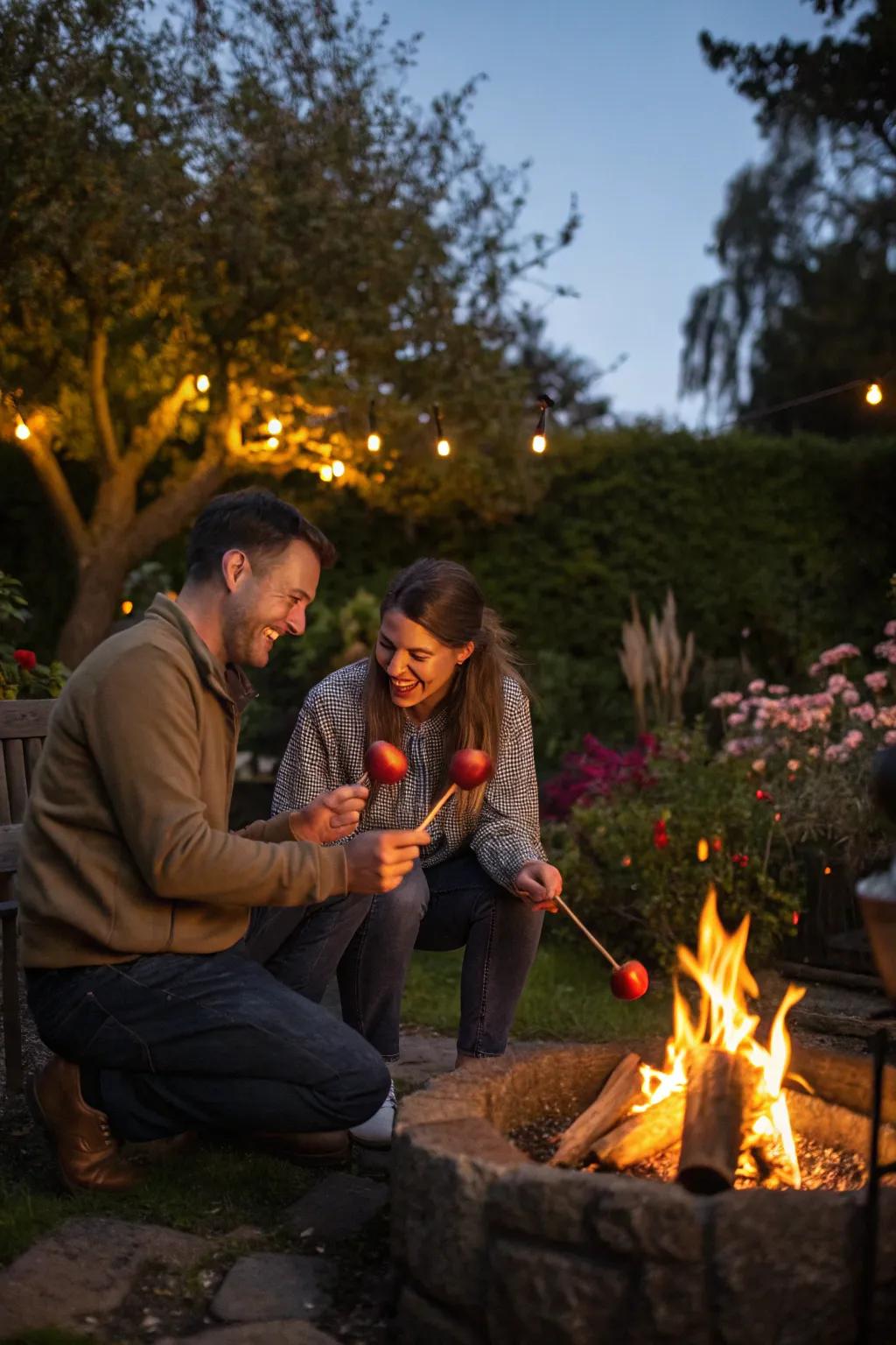 Making toffee apples is a sweet addition to your bonfire night.