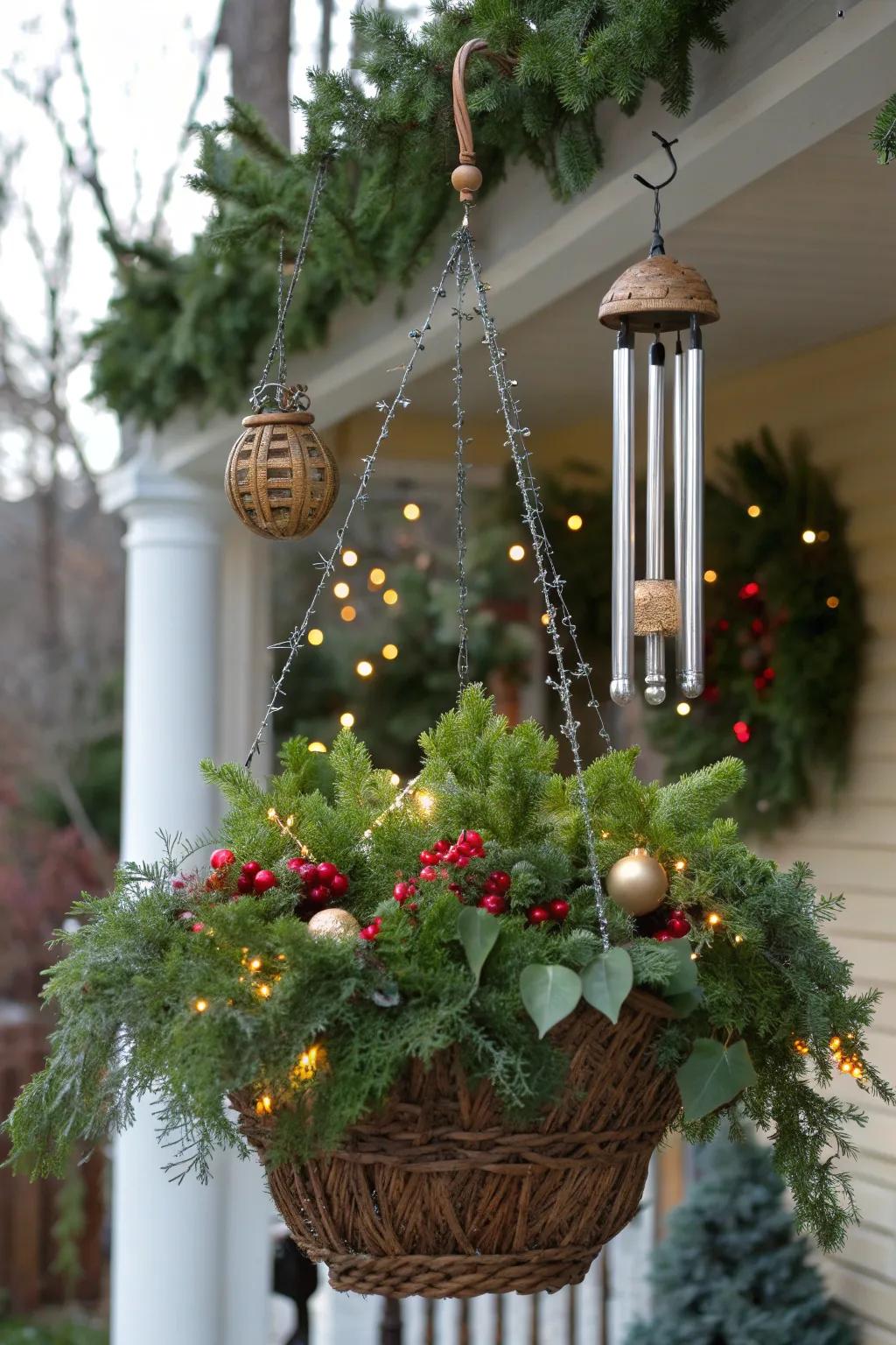Windchimes add a musical and whimsical element to your decor.