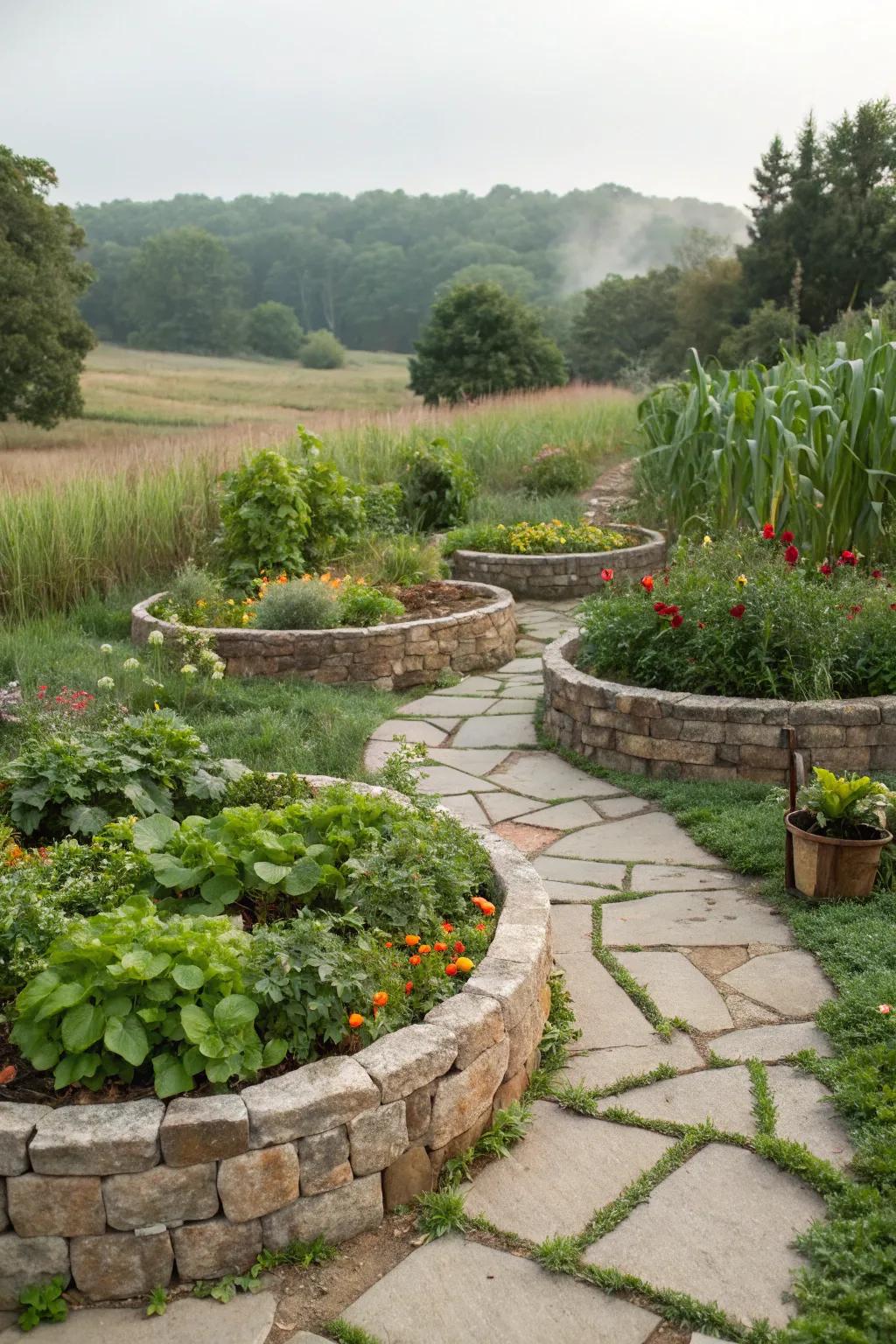 Pathways enhance both functionality and aesthetics.