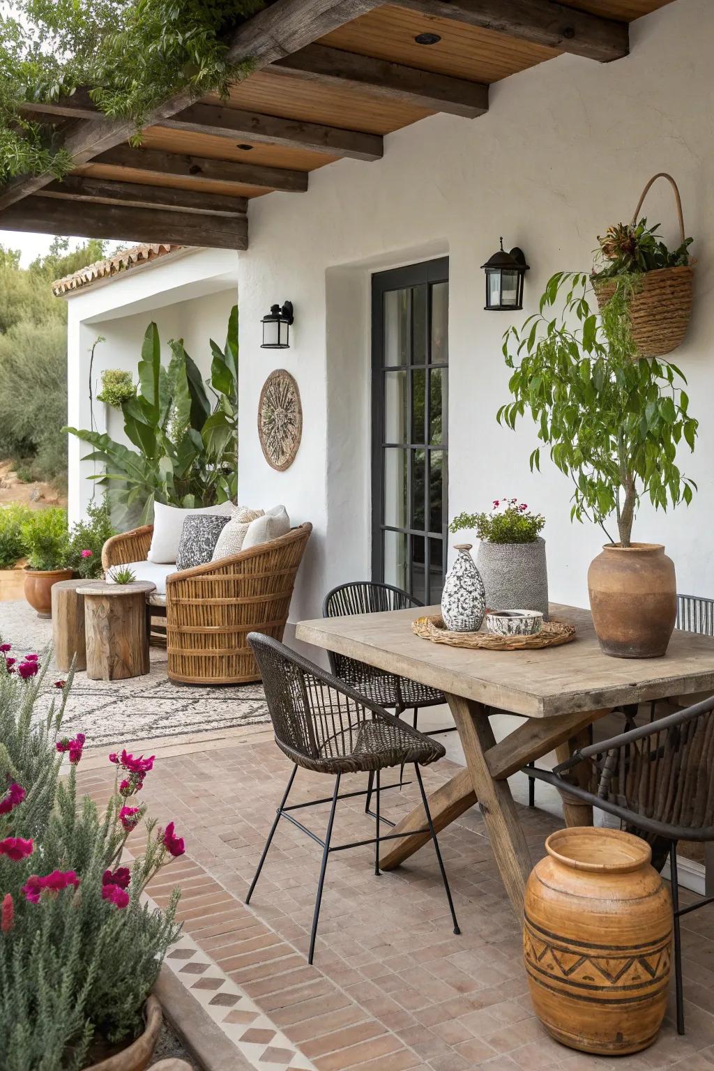 Modern accents refresh a classic Southwestern look.