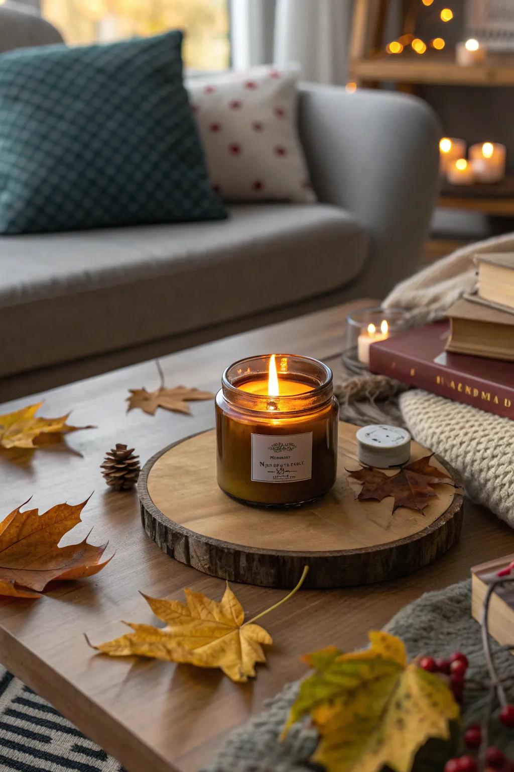 Fall scents create a welcoming atmosphere