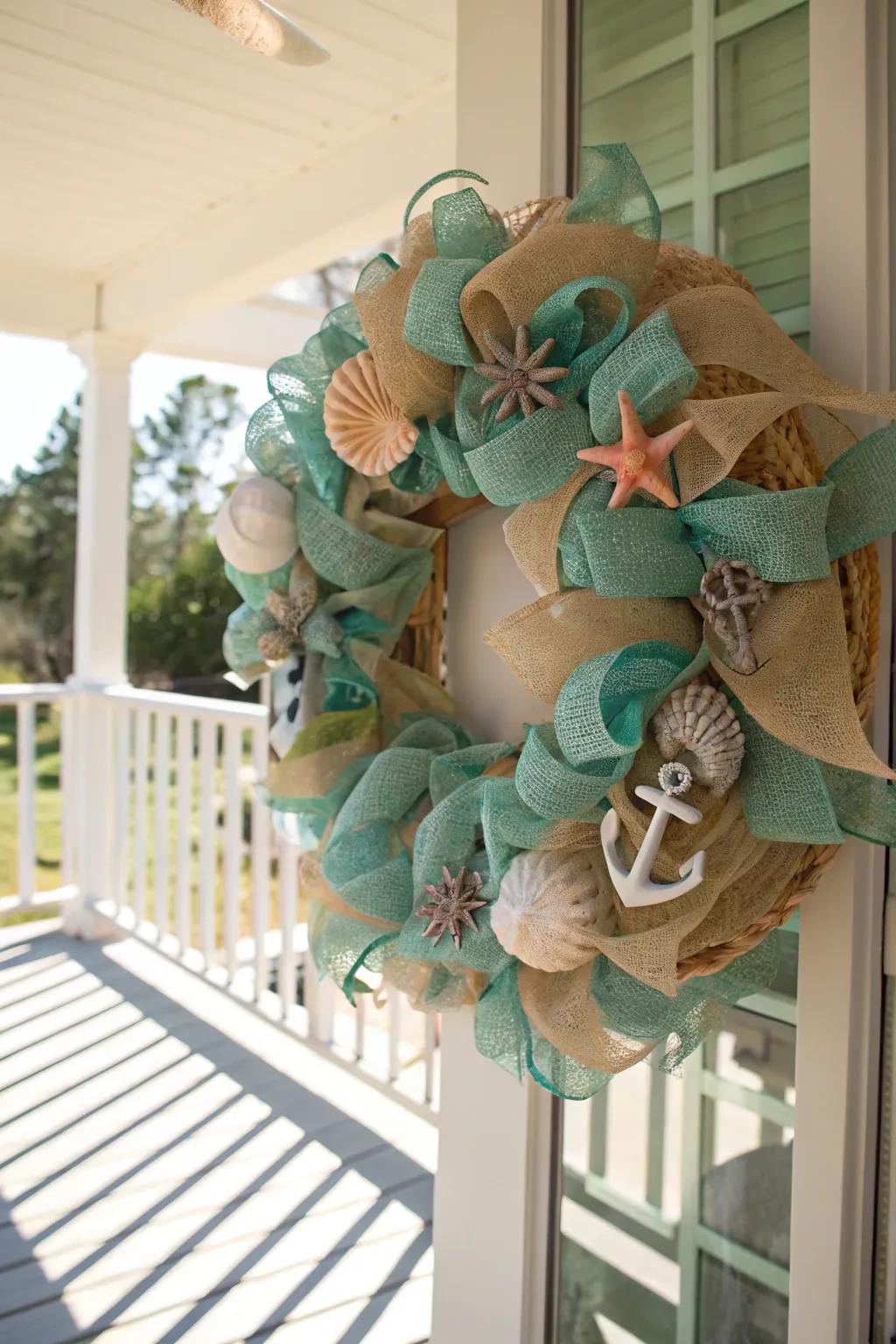 Coastal colors bring the serenity of the shore to your home.