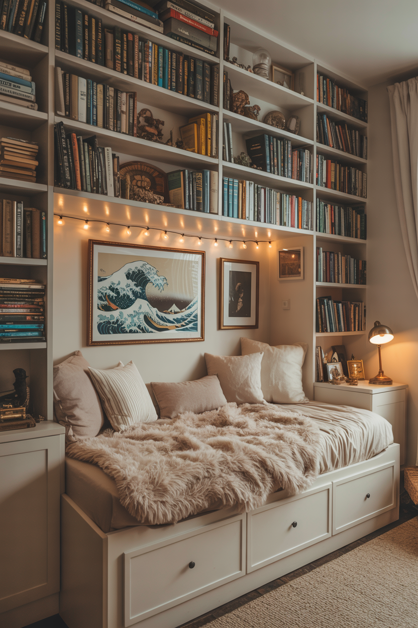 17 Charming Small Home Library Ideas For a Bookish Escape