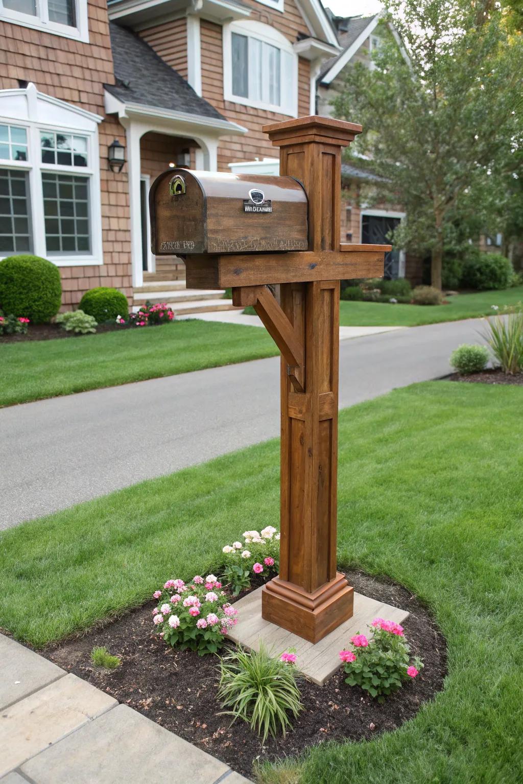 Classic wooden elegance for a timeless look.