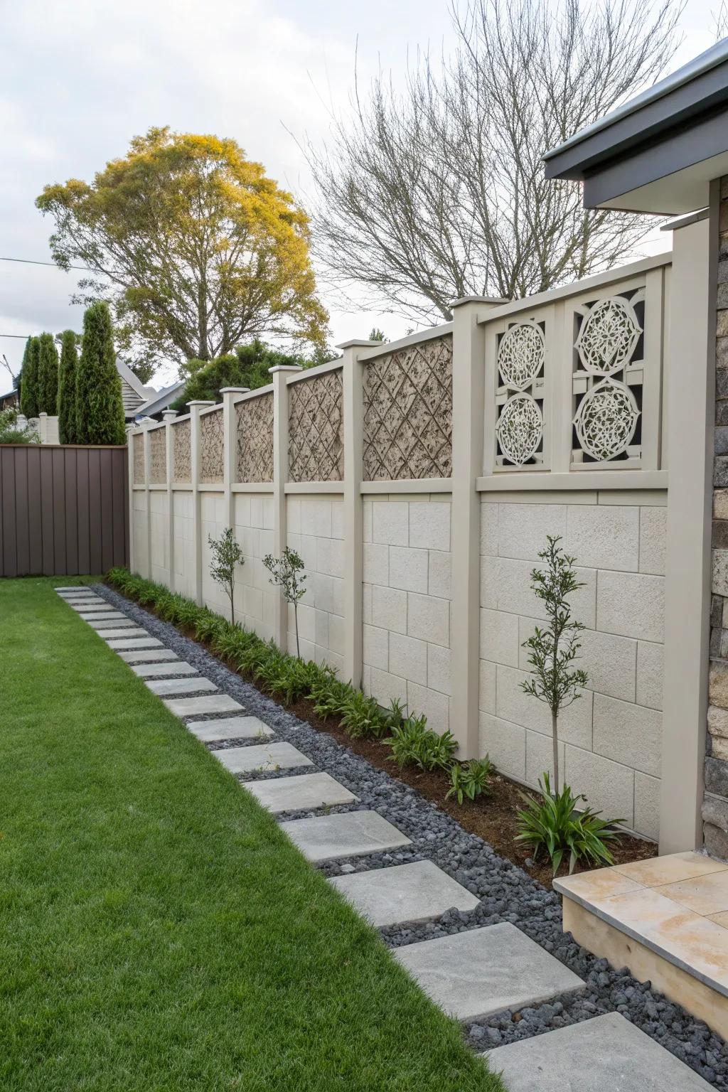 Decorative panels transform walls into artistic masterpieces.