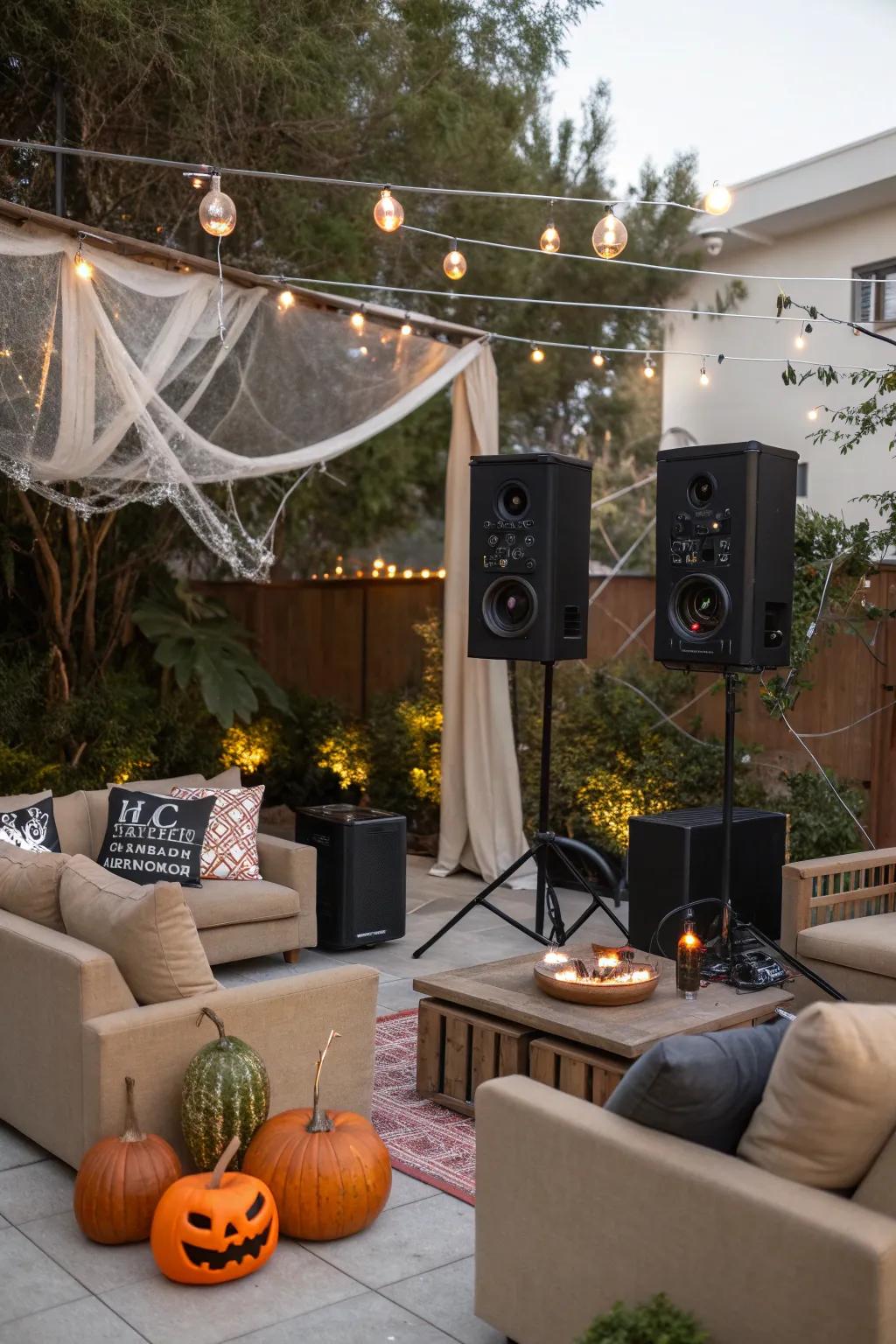 Music is the heartbeat of your Halloween party's atmosphere.