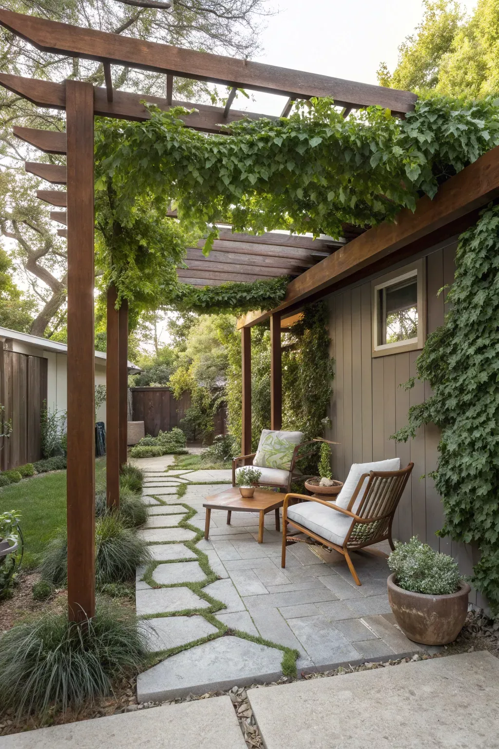 17+ Stylish Mid-Century Patio Ideas