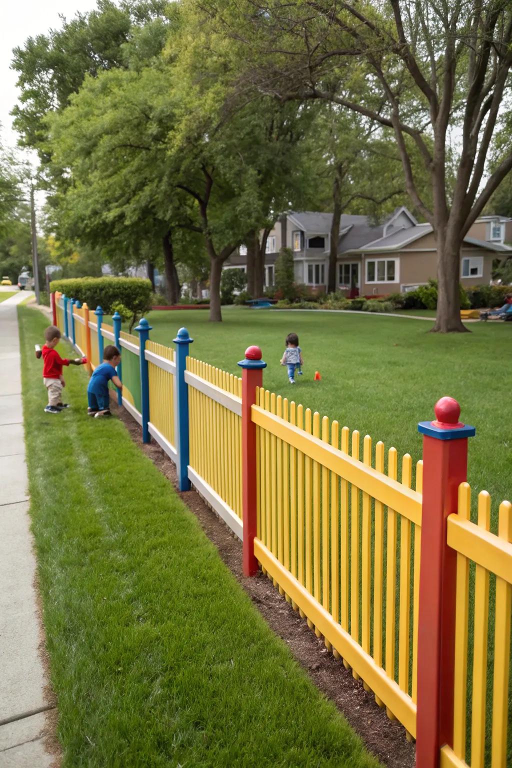 Safety-focused fences keep playgrounds secure and worry-free for parents.