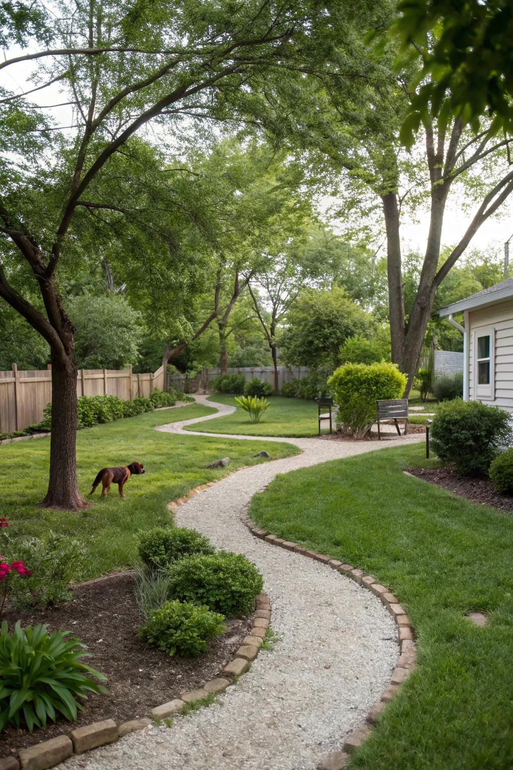 Curious paths encourage exploration and adventure.