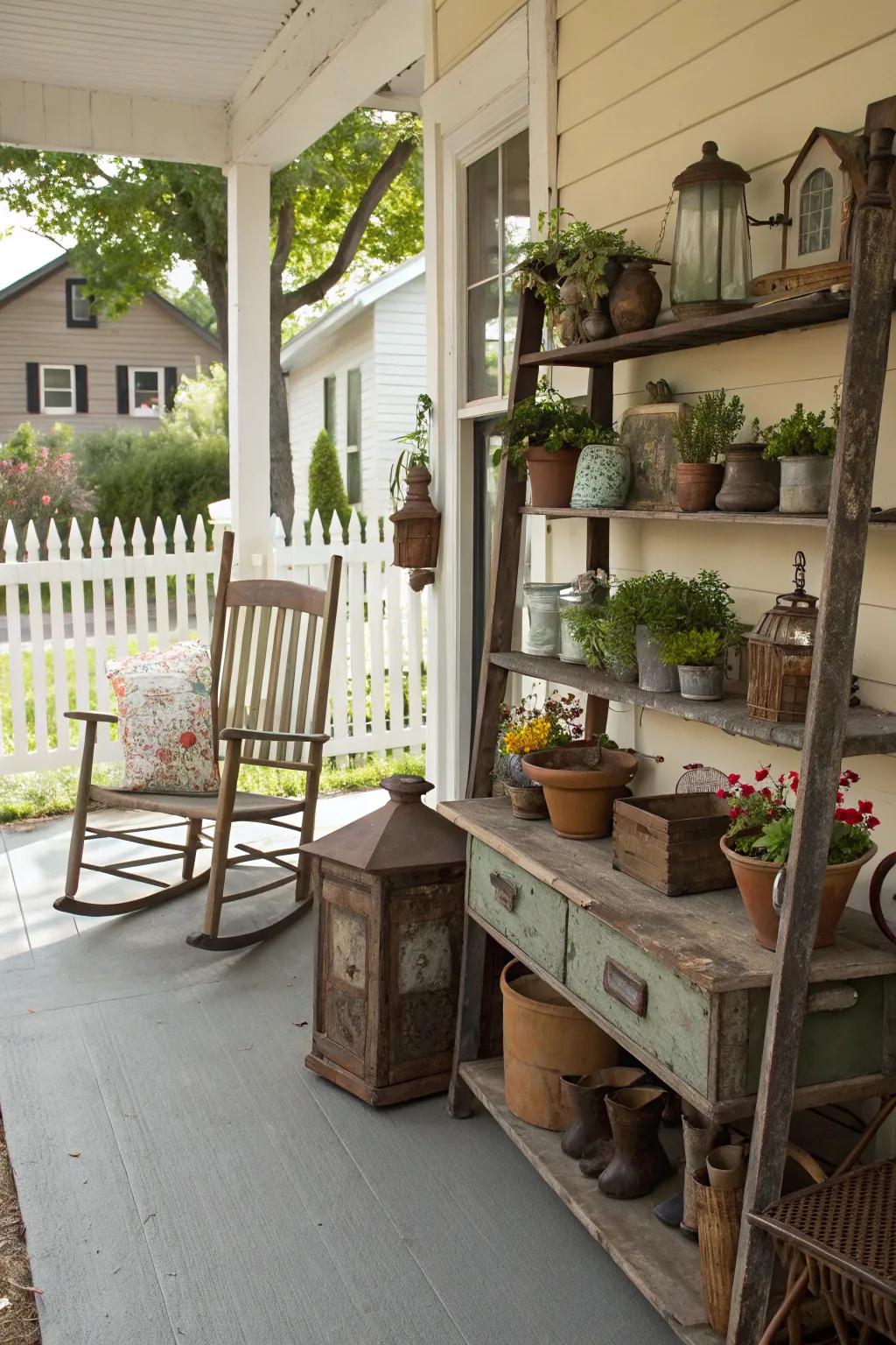 Charming details add warmth and character.