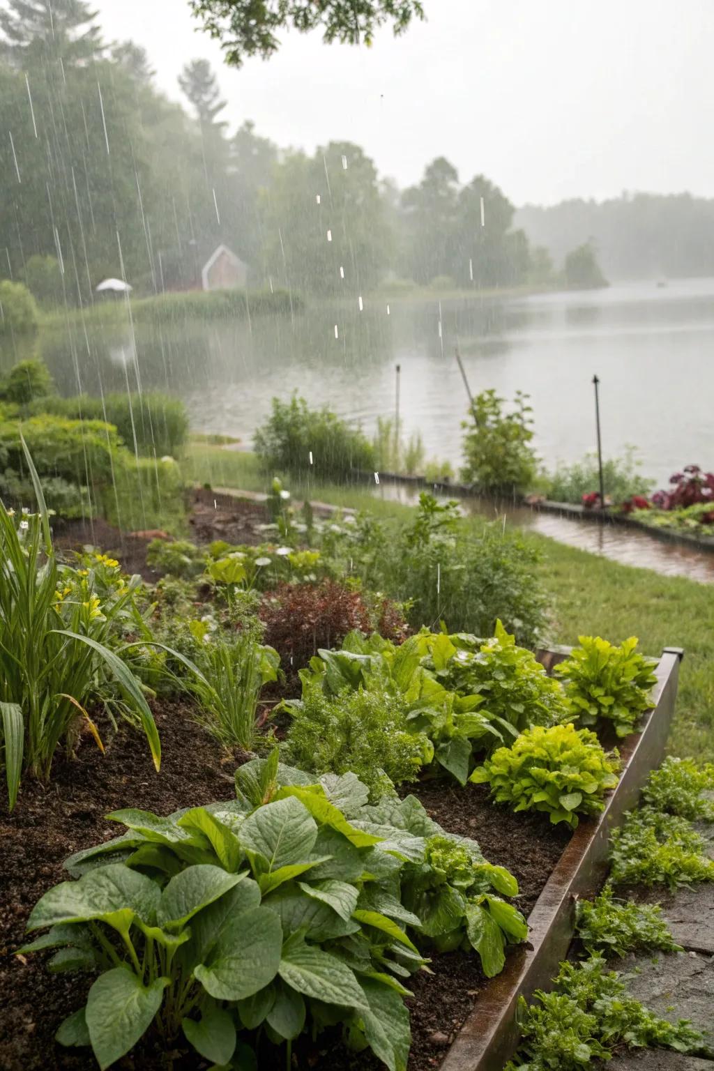 Rain gardens are both functional and beautiful.