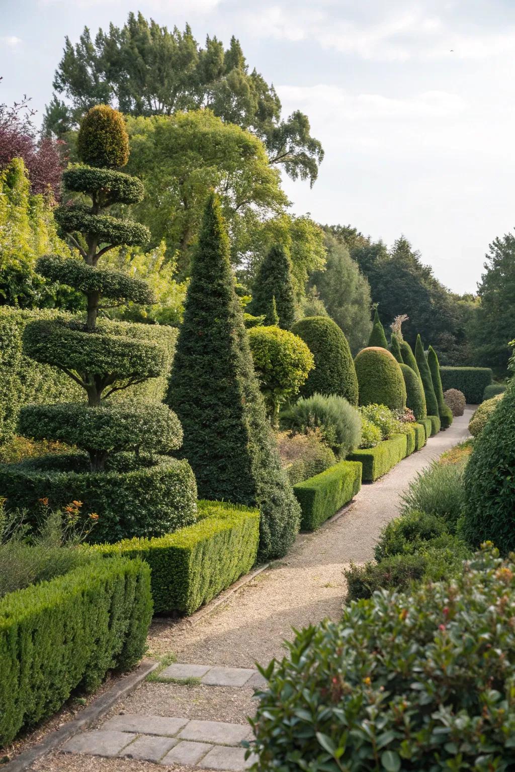 Layered planting gives your garden a lush, full look.