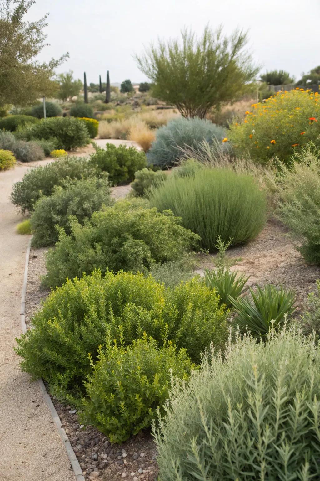 Drought-tolerant shrubs are perfect for low-maintenance gardening.
