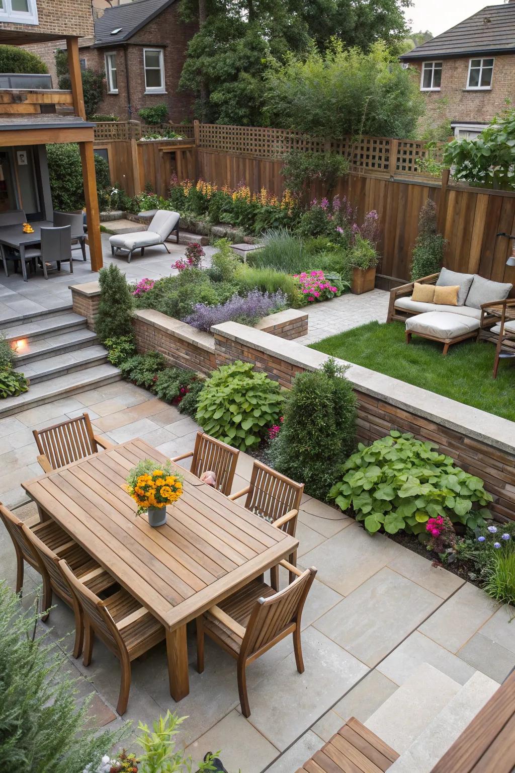 Maximize your space with versatile and multi-functional zones.