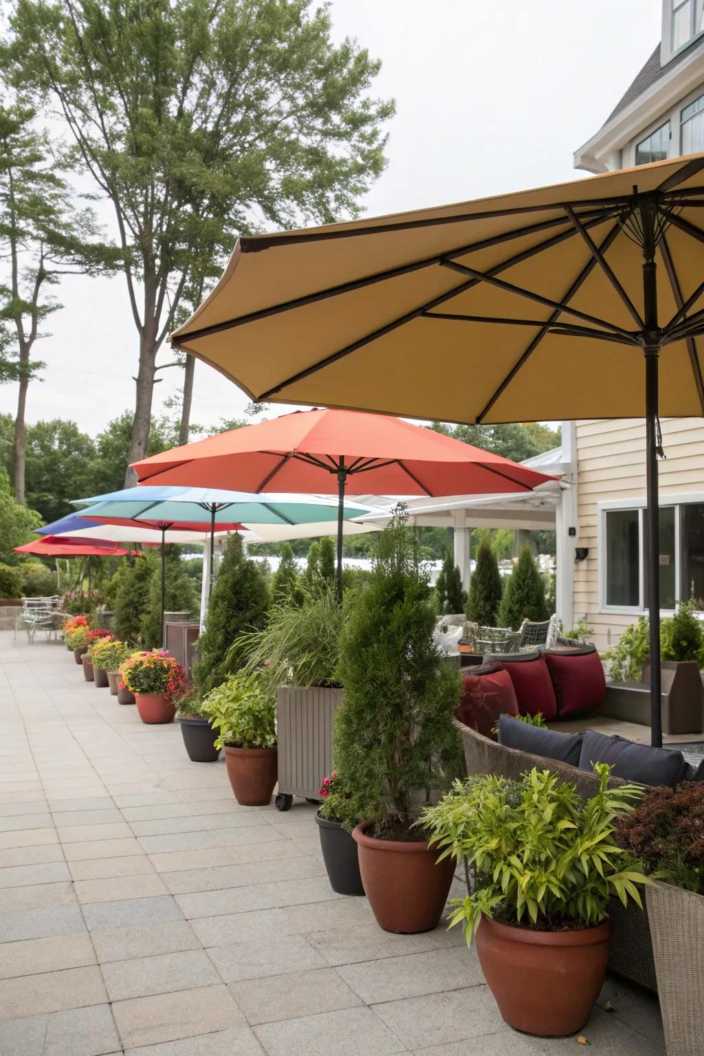 Stay cool and comfortable with smart shading options.